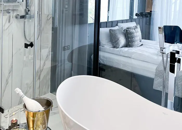 Lux - Bath With A Baltic View - Access Lägenhet Rewal