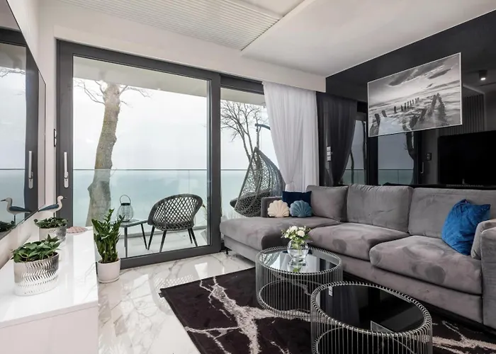 Lägenhet Lux - Bath With A Baltic View - Access